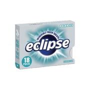 Eclipse Sugar Free Gum, Polar Ice, 18 Pc
