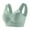 Green, variant on Cqxid525 Womens Seamless Wireless Supportive Bra Thin Laceless Comfortable Breathability Underwear Large Size Brater Buckle Female Bra V Neck Vest Bralette Wireless Bra Full Coverage T-Shirt Bra