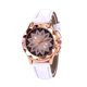 thumbnail image 1 of Reloj de pulsera elegante de aleación de cuarzo con diamantes de imitación para mujer, con símbolo, hermoso reloj de joyería para dama (blanco), 1 of 7