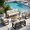 Beige, variant on UDPATIO 6 Piece Patio Furniture Set, Outdoor Conversation Sets with Washable Thick Cushions, Coffee Table, Modern Patio Furniture Set, Beige