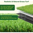 thumbnail image 4 of Artificial Dog Grass Pad 6 PCS - 1.38" Thick Fake Grass Pee Mat for Dog Potty Training, Outdoor Indoor Green Grass Mat Carpet for Dogs, Patio, Balcony, Backyard, 48" X 32", 4 of 9