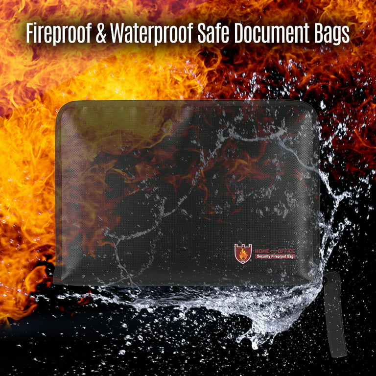 Amynes Fireproof Document Bag Bundle - 16 X 12 Inch Fireproof Bag for  Laptop Plus 2 Fire Proof Conta…See more Amynes Fireproof Document Bag  Bundle 