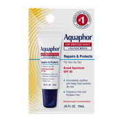 Aquaphor Lip Repair Lip Balm with Sunscreen, Lip Balm SPF 30, 0.35 Oz Tube