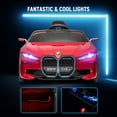 thumbnail image 5 of Bopilon Licensed BMW Kids Ride on Car with Remote Control, 12V Electric Vehicles Car for Toddlers to Drive, 3 Speeds, Bluetooth, Music, LED Light (Red), 5 of 8
