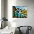 thumbnail image 4 of Nawypu Banff Canvas Art Prints Moraine Lake Wall Art Colorado Mountain Artwork Pictures Modern National Park Scenery Poster Stretched and Framed for Living Room Decor, 4 of 5