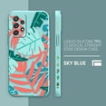 thumbnail image 3 of Funda para Samsung Galaxy A91 A73 A72 A71 A52 A51 A33 A31 A02S AO3S 4G 5G Color líquido funda de silicona plantas hoja arte, 3 of 5
