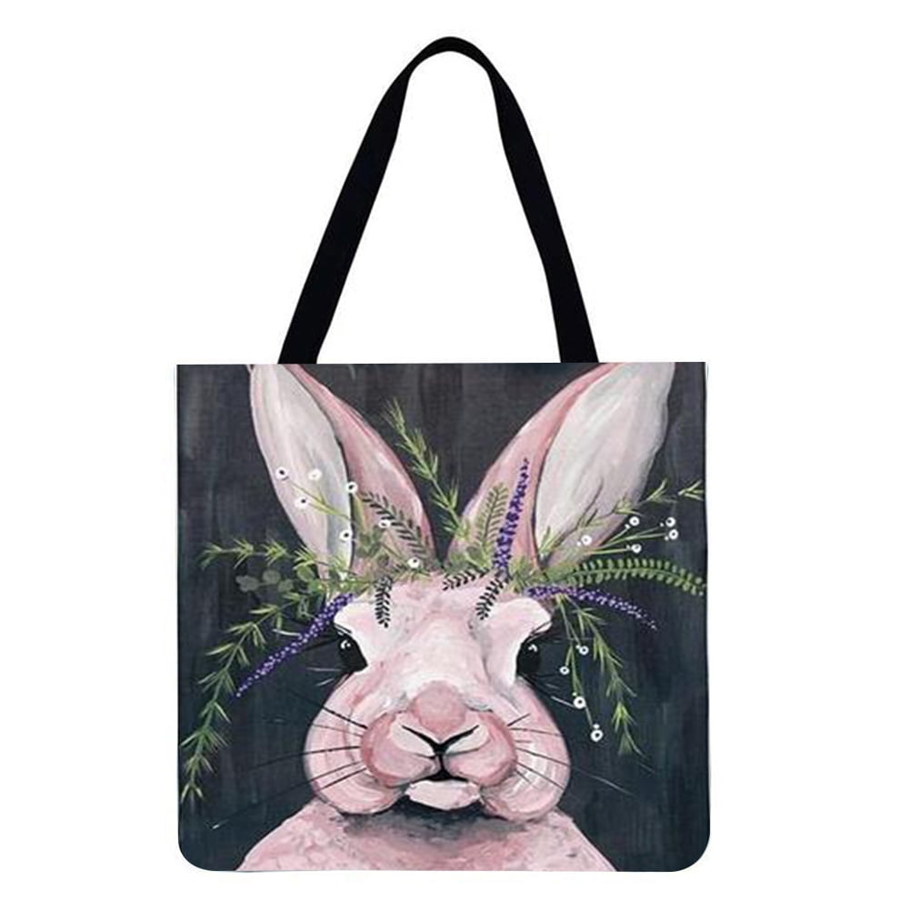 Rabbit Animal PU Handbag Satchel Wallet Purse Pouch Case Shoulder Bag one