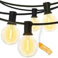 thumbnail image 1 of Guirnalda de luces LED para exterior SUNSGNE G40 Globe 30m con 52 bombillas, 1 of 7