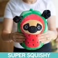 thumbnail image 3 of Peluche Squishmallows Original Prince The Watermelon Pug, 20 cm, 3 of 6
