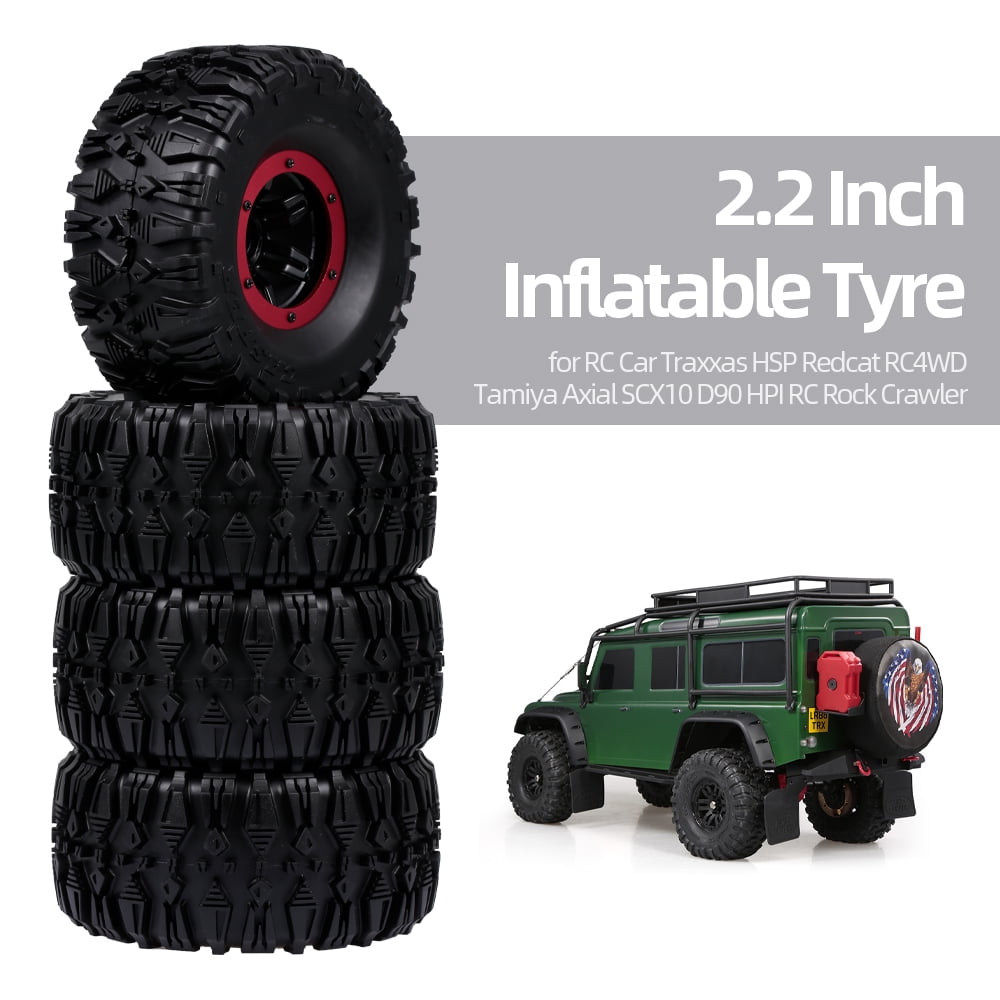 Details about   4pcs RC1:10 Rock Crawler Black Plastic Y Shape Wheel Rim Simulation Rubber Tyre 