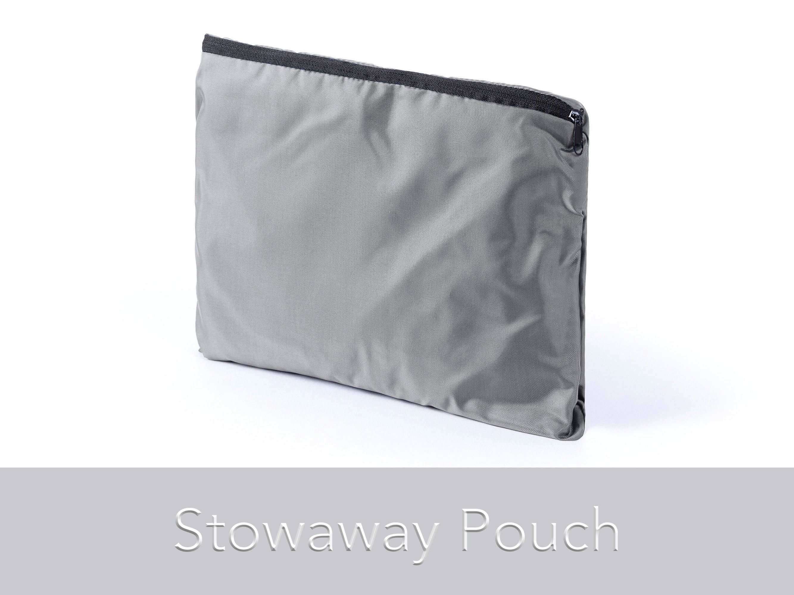 Covermates Keepsakes Deluxe Garment Bag Set - Premium Polyester - Full Length Zipper - ID Window - Carrying Handles - Stowaway Pouch - Closet Storage, Grey