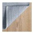 thumbnail image 2 of Dash & Albert Herringbone Handwoven Cotton Rug, 2' 6" x 8', Swedish Blue, 2 of 6