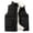 Black, variant on IROINNID Men's Sleeveless Solid Color Casual Thin Sport Multi-bag Quick-drying Vest Mountaineering Tooling Outdoor Vest Jackets