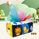 thumbnail image 5 of Juguetes De Caja De Pañuelos Pull Tissues Actividades Juguetes 8 Bufandas El mejor regalo para bebés pequeños (Animal), 5 of 8
