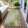 thumbnail image 6 of Addison Rugs Chantille Indoor/Outdoor Transitional Abstract Sage Washable Runner Rug, 2'3" x 7'6", 6 of 6