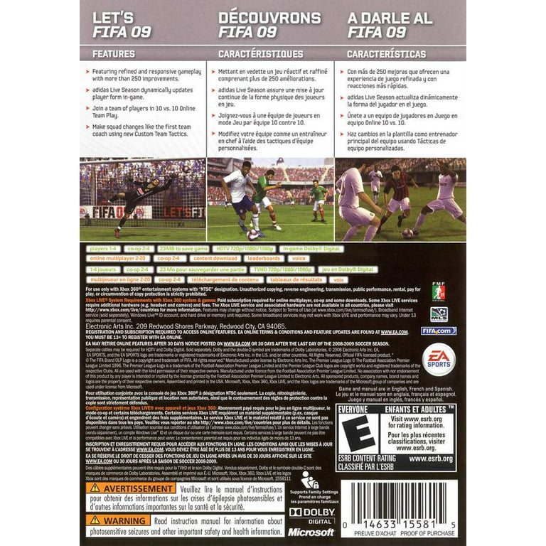 Xbox 360 Game FIFA Soccer 13 EA Sports