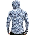 thumbnail image 4 of GrmtClth Mens Fishing Shirts Outdoor Solid Color Quick Dry Long Sleeve Lightweight Hoodies with Face Mask Upf 50+ Sun Protection Tops Green M, 4 of 9