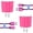 Pink, variant on Micro USB Cable, 2 Pack Charger Block with 6FT USB A to Micro Charging Cable, USB Wall Charger Phone Charger Charger Station Power Base with USB Micro Cable Compatible for Samsung Android, Mixed