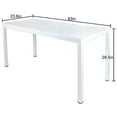 thumbnail image 4 of SOGES 63 inches Large Gaming Desk Computer Desk Workstation Office Desk White, 4 of 4
