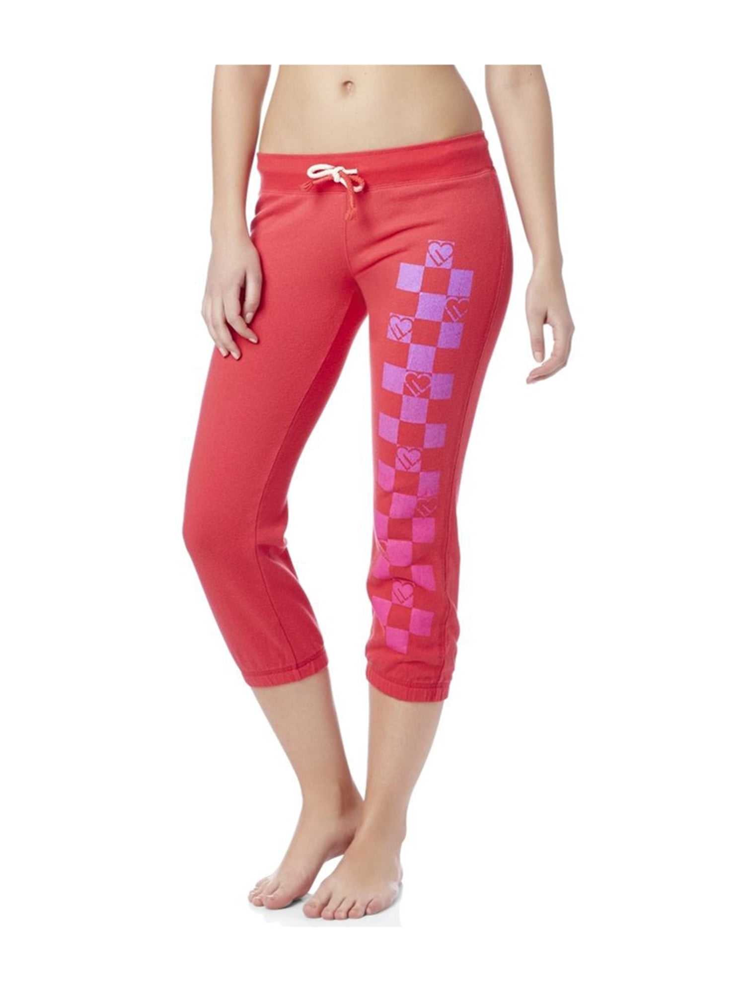 Aeropostale Womens LLD Bold Stripe Cinch Athletic Sweatpants