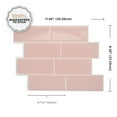 thumbnail image 3 of Smart Tiles 4-Pack 3D Vinyl Peel and Stick Backsplash 12" x 9" Wall Tiles, 3 of 4