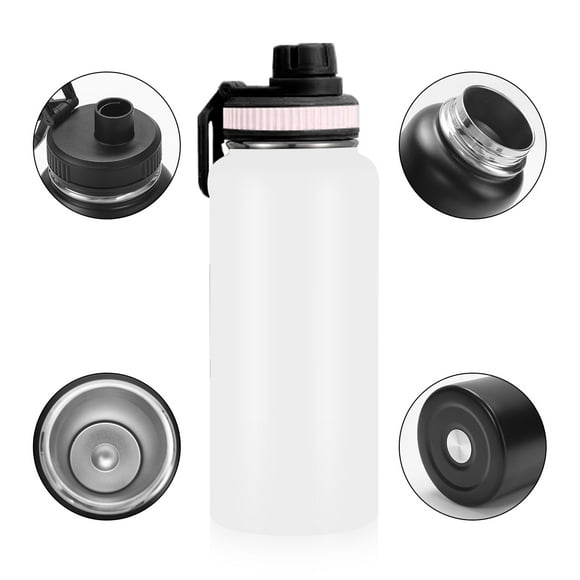 Termo acero inoxidable 800ml para deporte Blanco
