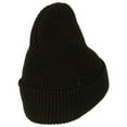 thumbnail image 3 of Big Stretch Waffle Stitch Cuff Beanie - Brown XL-3XL, 3 of 5