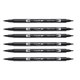 thumbnail image 1 of Marcador Doble Punta Tombow Negro N15 Paquete de 6, 1 of 1