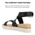 thumbnail image 4 of Journee Collection Womens Havalee Tru Comfort Foam Buckle Platform Sandals, 4 of 6