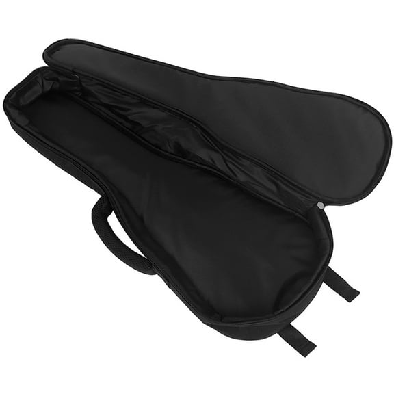 PTOOTP Black Padded Ukulele Case with Protective Cushion, Musical Instrument Storage Bag for Travel and Daily Use