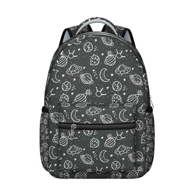 Outer Space Galaxy Students Backpack Celestial Nebula Cosmic Design, Lightweight and Durable School Bag for Student and Student
