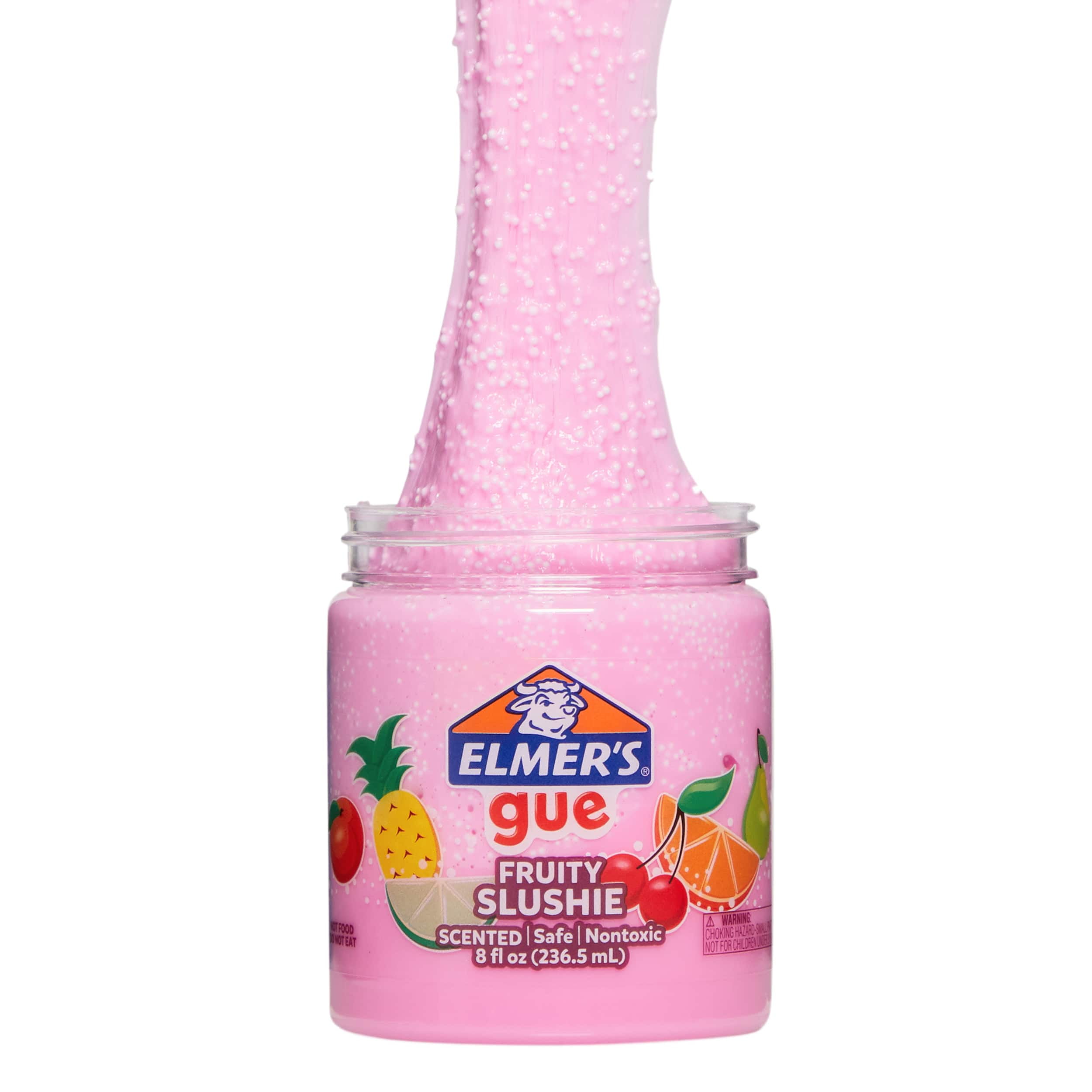 Elmer's Gue Fruity Slushie Premade Slime, 6 Pack