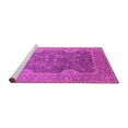 thumbnail image 2 of Ahgly Company Machine Washable Indoor Rectangle Oriental Pink Industrial Area Rugs, 7' x 9', 2 of 4