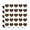 Opaque, variant on Mandrill Baboon Face Monkey Primate Heart Shaped Planner Calendar Scrapbook Craft Stickers