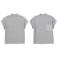thumbnail image 2 of Débardeur Sans Manches pour Femmes Col Montant Tricoté Gris Clair P, 2 of 6