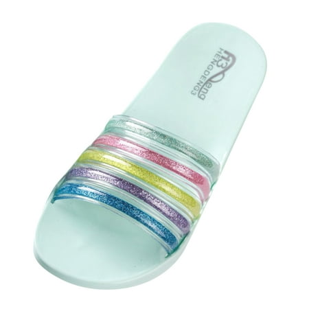 

ZTTD Customized Women Slippers Bathroom Flip Flops Beach Slides Sandals Non Slip Colorful Rainbow Personalized Slippers Women s Slipper A