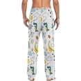 thumbnail image 7 of FREEAMG Men's Pajama Pants with Pockets Sleepwear Lounge Pants Stretch Casual Cute Dinosaur Eggs, 7 of 7