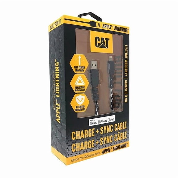 Cat USB Cable,2.0 Specification,10 ft. L,Blk CAT-USB-ACL