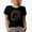 Black, variant on Hustle Hit & Never Quit, Football Art Merch Gift, Black T-Shirt, Medium
