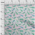 thumbnail image 2 of oneOone Cotton Cambric Light Green Fabric Asian Japanese Koi Fish With Wave Dress Material Fabric Print Fabric By The Yard 56 Inch Wide, 2 of 4