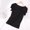 Black, variant on Gifts Dianli Sleepwear Loungewear Women's Solid Color Short Sleeve Pajama Top With Pockets Soft Breathable Comfortable Homewear Casual Nightshirt Sleep Top