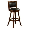 thumbnail image 2 of Letcher 29" Swivel Bar Stool, Dark Cherry Finish, 2 of 3