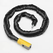 Bike Chain Lock with 2 Keys, 3 Feet Security Long 8mm Steel Chain Heavy Duty Anti-Theft Bicycle Chain Lock for Bike,Tirke, Motorcycle,Scooters, Door, Gate, Fence