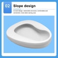 thumbnail image 2 of Inteprter Inodoro portátil de un solo para ancianos, mujeres y hombres, grueso, de gran capacidad, para heces, orinal, inodoro de emergencia Suministros de limpieza para el hogar Blanco, 2 of 6