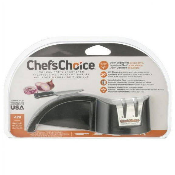 Chef's Choice Diamond Hone 478 Manual Knife Sharpener, 9.25 x 2.25 x 5.875, 4780
