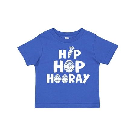 

Inktastic Easter Hip Hop Hooray with Eggs and Carrot Gift Toddler Boy or Toddler Girl T-Shirt
