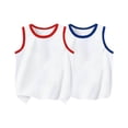 thumbnail image 5 of NAISIBABY Boys Tank Tops 2-Pack, Breathable Soft Cotton Sleeveless Summer Casual Muscle Tees Wine Size 8, 5 of 5