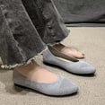 thumbnail image 6 of Sngxgn Women's Flats Shoes Women Breathable Ballet Flats for Women Shoes for Women Flats Comfortable(Grey,38), 6 of 8