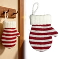 thumbnail image 3 of Mini Knitted Mitten Christmas Tree Ornament, Cute Xmas Hanging Decoration for Holiday Tree Wreath Window Fireplace Home Decor Stocking Stuffer, 4.7 x 3.9 Inch, Tree Wreath Mantle Hanging Decor 5Pc, 3 of 5
