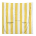 thumbnail image 4 of Yellow And White Vertical Stripes Bathrobe Plush Bathrobe Cozy Unisex Winter Bathrobe Warm Water Absorbent, 4 of 9